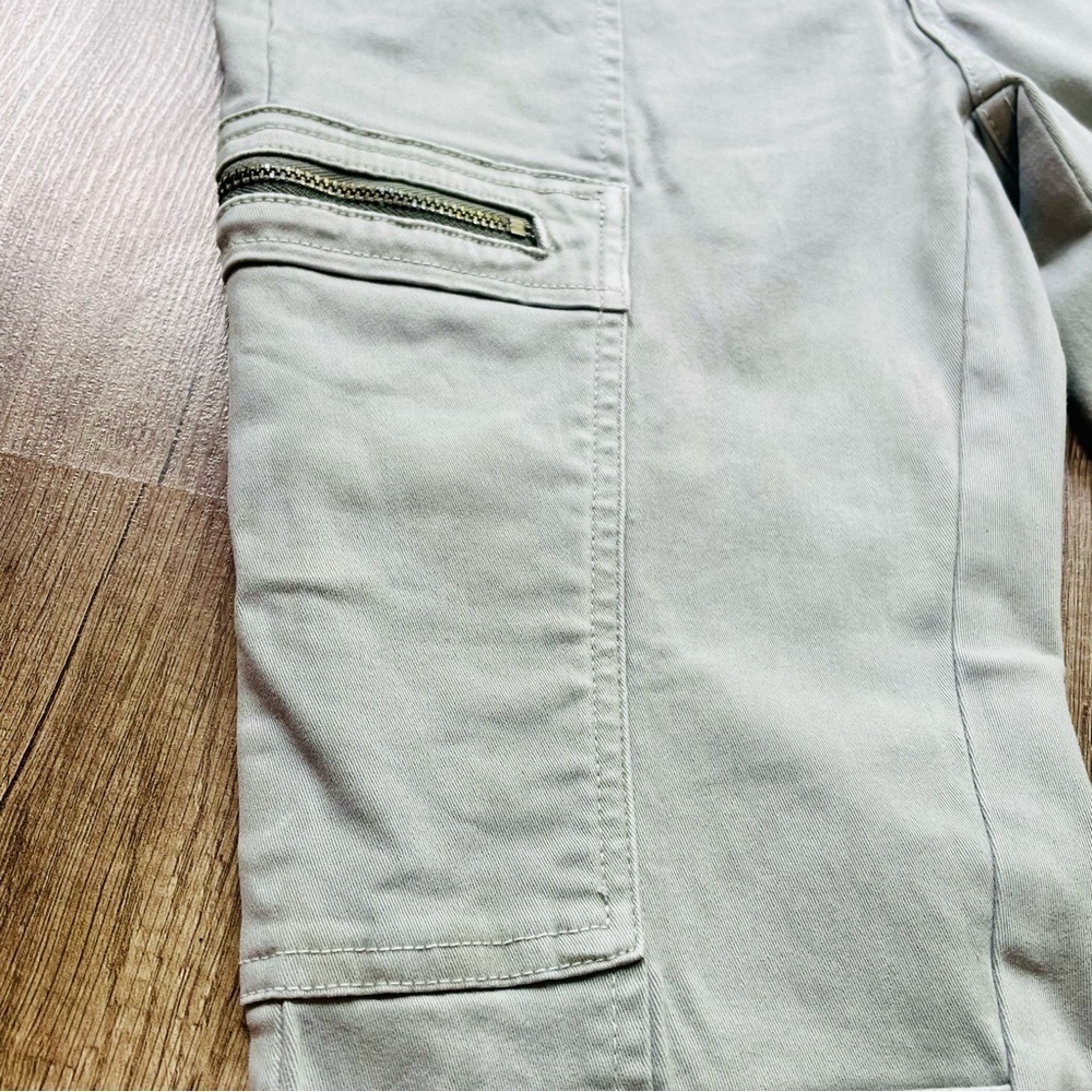 By Anthropologie Green Utility Pants Size 25 Petite - Picture 3 of 9